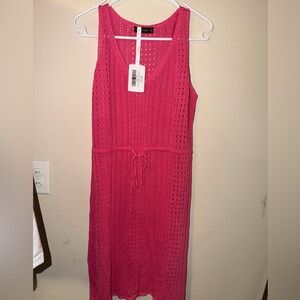 💜 Ross & Freckle Women’s Sleeveless Beach Dress,swimsuit Coverup Size:Large